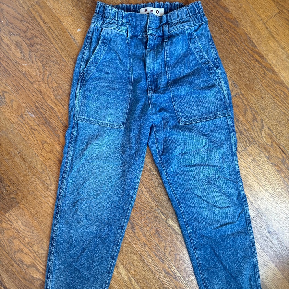 AMO "Paperbag pant" Jean